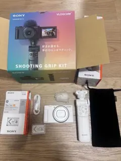 SONY VLOGCAM ZV-1 II シューティンググリップキットおまけ付きのサムネイル
