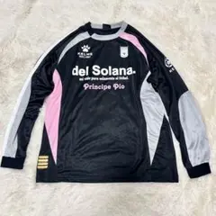 【KELME】ケルメ サッカーウェア XL ブラック/ピンク ロンTのサムネイル