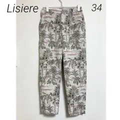 0480 Lisiere FEMME リジエール ボタニカルプリントパンツ 34