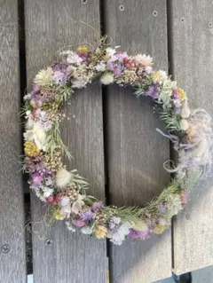 花冠　子ども用　キッズ　ドライフラワー　ウエディング