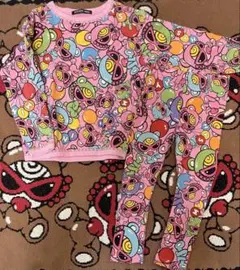 ヒステリックテディミニ　SWEET BALOONトレーナーとレギンスセット