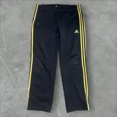 し*ん様 adidas 00'sトラックパンツ ジャージ 下 黒 金 L
