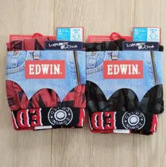 【Mサイズ2枚】EDWIN ボクサーパンツ 赤黒セットのサムネイル