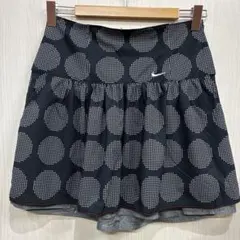 Nike ナイキ ゴルフ ドット柄 リバーシブル スカート ブラック/グレー Mのサムネイル