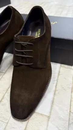 TEMADOU スエード レースアップシューズ/DB/41/1716-N30