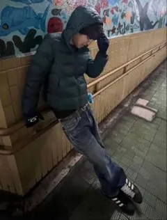 archive ダウンジャケット swag 短丈 平成 お兄系 y2k グランジ