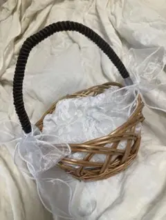 ウェディング リングピロー用バスケット