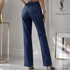 Yves Saint Laurent サンローラン ワイドデニムパンツのサムネイル