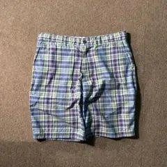 00s OLD UNIQLO チェック柄 チノショーツ 短パン ハーフパンツ