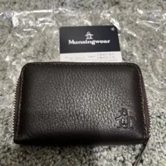 マンシング小銭入れチャック付き 牛革鹿革肌触り良い新品送料税込お買い得