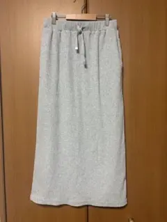 coca リブスカート グレー Mサイズ