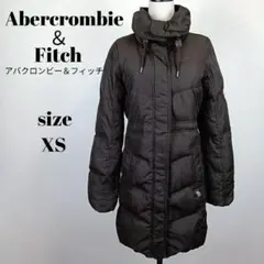 【a1234】アバクロンビー＆フィッチ ダウン ジャケット XS 刺繍のサムネイル