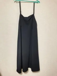 【レプシム】ブラック キャミワンピース サイズF