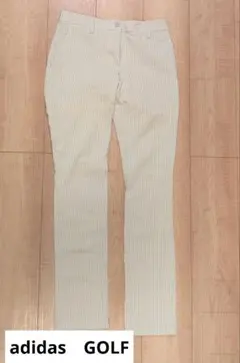 adidas ゴルフパンツ ストライプ　Мサイズ