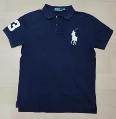 Polo by Ralph Lauren ビッグポニー ポロシャツ L ネイビー