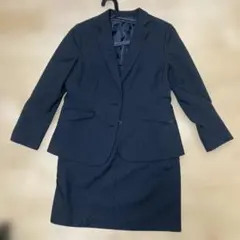 ブラックストライプ スカートスーツ 15AR レディース　ジャケット