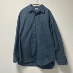ポプリン グラフチェック レギュラーカラー シャツ LOOSEのサムネイル