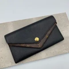 【極上美品】ルイヴィトン モノグラム ポルトフォイユ ドゥブルV 黒 長財布 極美品 ルイヴィトン モノグラム 長財布 ポルトフォイユ ドゥブルV