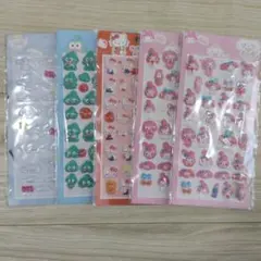 サンリオ 3Dシール 立体シール 5シート