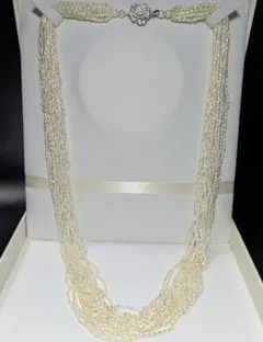 N107　芥子　15連　あこや真珠　ケシ　ネックレス 天然