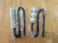 ヘアアクセサリー2個セット　ワイヤー入り　　卒業式や入学式に⭐︎