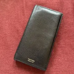ぷっちょ様専用　TOM FORD トムフォード 二つ折り長財布 レザー ロゴのサムネイル