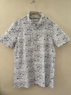 ZARA MAN 総柄 半袖シャツ スカル グラフィック Sのサムネイル