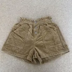 GUコーデュロイショートパンツ