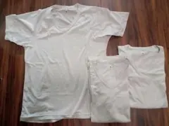 モンベル　ジオラインクールメッシュVネック　グレー✕3枚セット（Lサイズ）