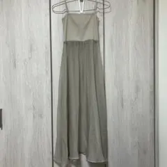 mystic キャミワンピース ロング丈 グレー
