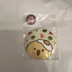 刺繍缶ミラー　ぴよこ豆　マインドウェイブ