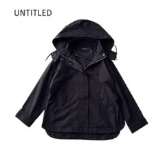 UNTITLED｜定価3.5万 撥水 総裏 マウンテンパーカー ブラック 01