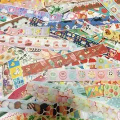 【かぶりなし１５０枚！】マスキングテープ　切り売り　たべもの柄 ⑩