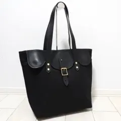 CROOTS フラップ　ポケット　トートバッグ　BEAMS F 別注　ブラック