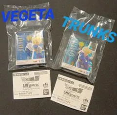 ドラゴンボールガチャフィギュアーツベジータトランクス2体セット✰BANDAI