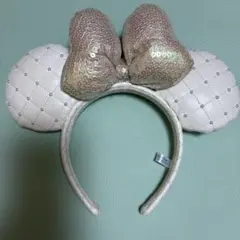 ホワイトキルティングカチューシャ