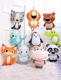 動物風船セット 10個