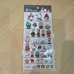 サンリオキャラクターズ　4サイズステッカー
