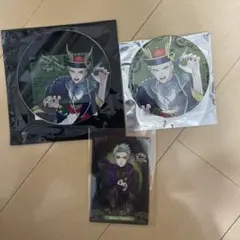 ツイステ セベク アクリルコースター＆缶バッジ＆カード