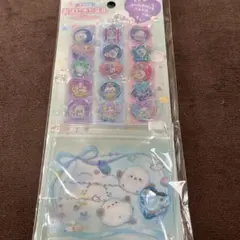 キラキラおはじきシール エナガマーチ シマエナガ