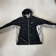 Nike ナイキ　00s 銀タグ　ナイロンジャケット XLブラック/グレー