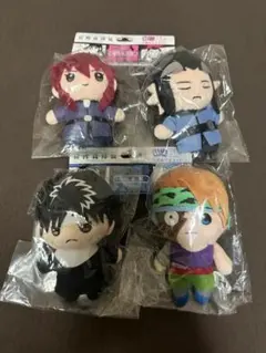 幽遊白書 冨樫義博展 三連マスコット ぬいぐるみ まとめ - メルカリ