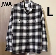 ユニクロ JWA ブラッシュドコットンオーバーサイズシャツ ナチュラル Lサイズ