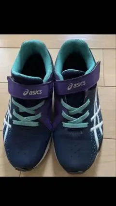 asics キッズ スニーカー ネイビー/パープル　２０cm