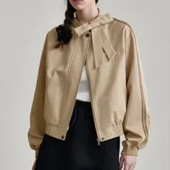 Coat Trench Cape BAYLIN 新品LENINA サナ着用コート Yeon – Wool in Coat Trench Soya ジャケット・アウター