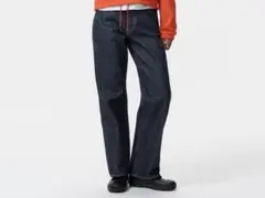 美品　UNIQLO JW Anderson ストレートジーンズ　濃紺　真っ紺