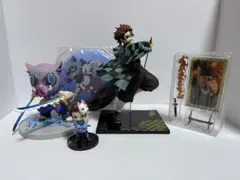 鬼滅の刃 フィギュア他 5種セット 竈門炭治郎 嘴平伊之助