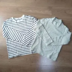【ユニクロ】キッズ ボーダー トップス 2点セット 130cm 140cm
