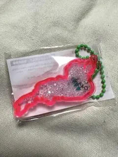 琵琶湖アクリルキーホルダー　マキノ限定　ピンク　メタセコイヤ