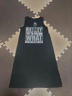 ブラック ノースリーブワンピース 140サイズ